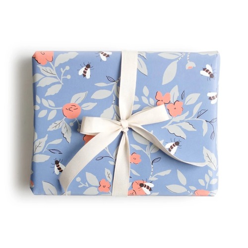 Floral Bee 3 Sheet Roll