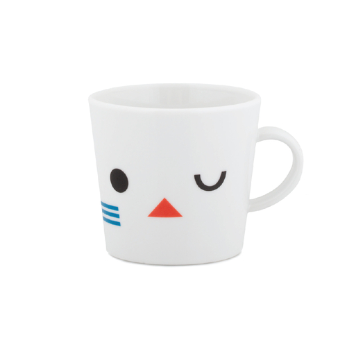 PANTOMIME PORCELAIN WINK MUG